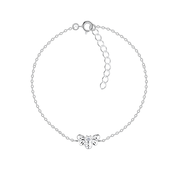 Silver Bee Bracelet - 16446