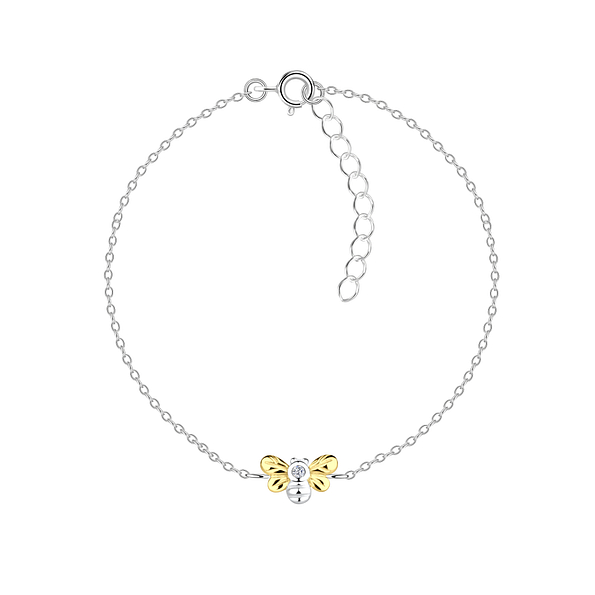Silver Bee Bracelet - 16447