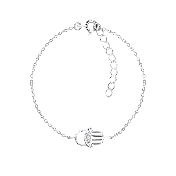 Silver Hamsa Bracelet - 16400