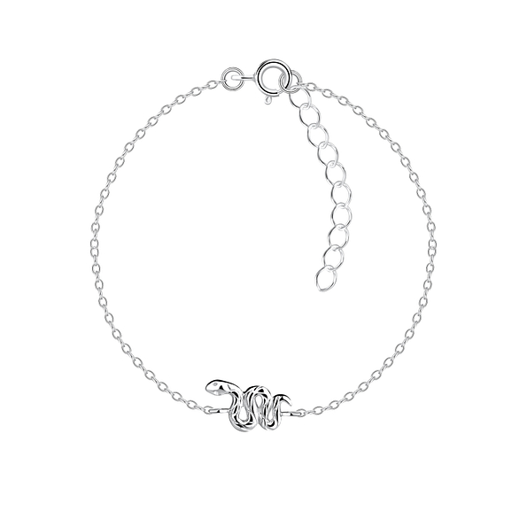 Silver Snake Bracelet - 16321