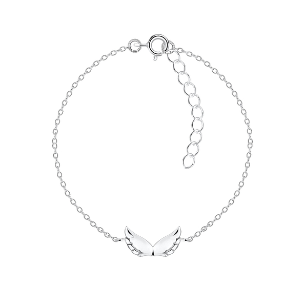 Silver Wing Bracelet - 16323