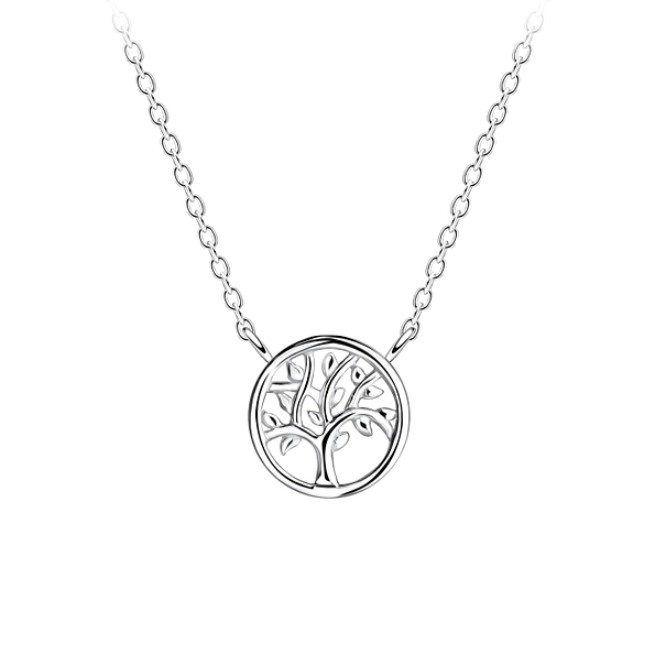 Silver Tree Of Life Necklace - 16419