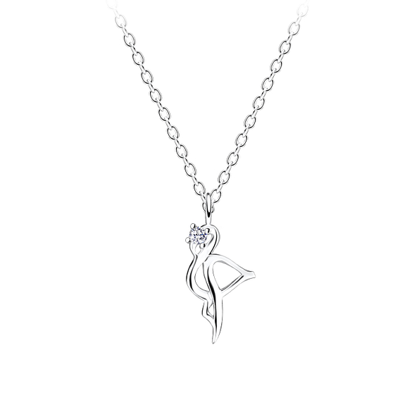 Silver Flamingo Necklace - 16381