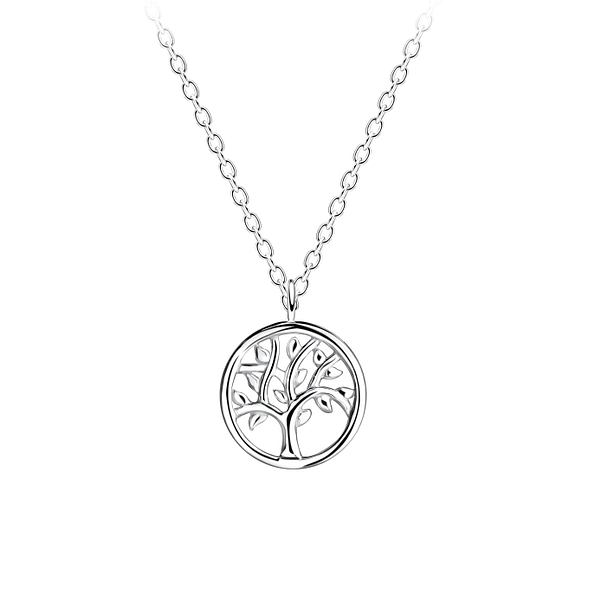 Silver Tree Of Life Necklace - 15712