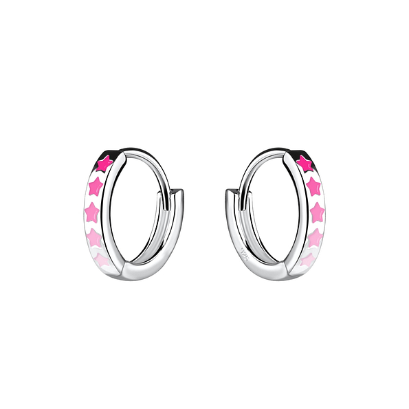 11mm Silver Huggie Earrings - 16573