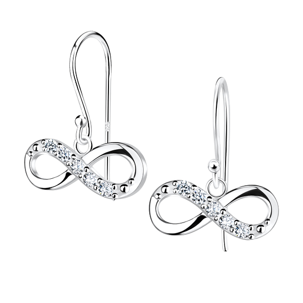 Silver Infinity Earrings - 17028
