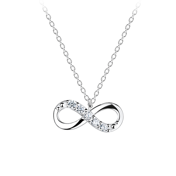 Silver Infinity Necklace - 17008