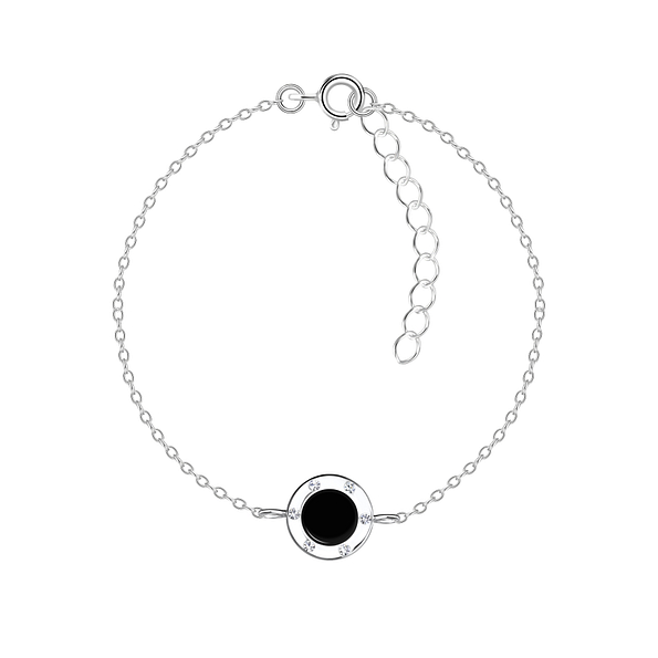 Silver Round Bracelet - 17119