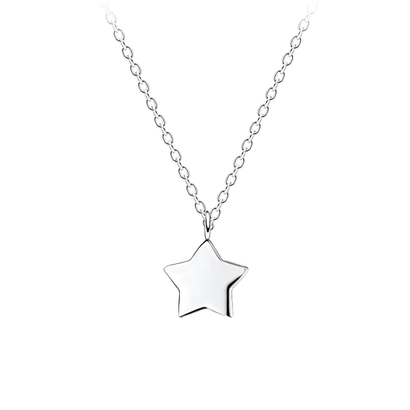 Silver Star Necklace - 12991