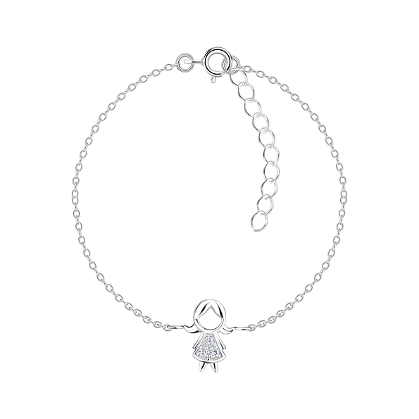 Silver Girl Bracelet - 17345