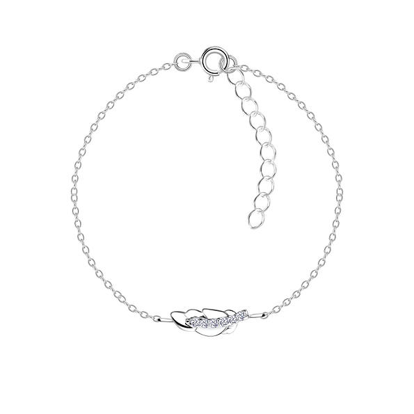 Silver Feather Bracelet - 17260