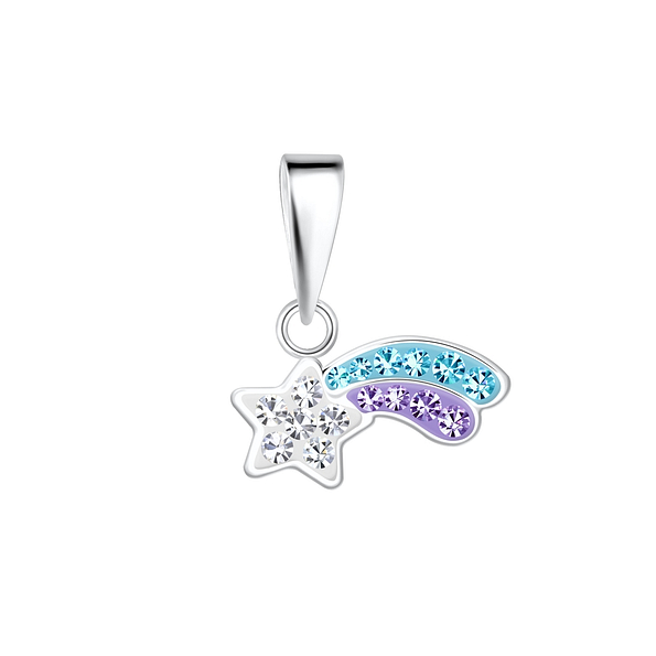 Silver Shooting Star Pendant - 17390 Silver Shooting Star Pendant - 17390