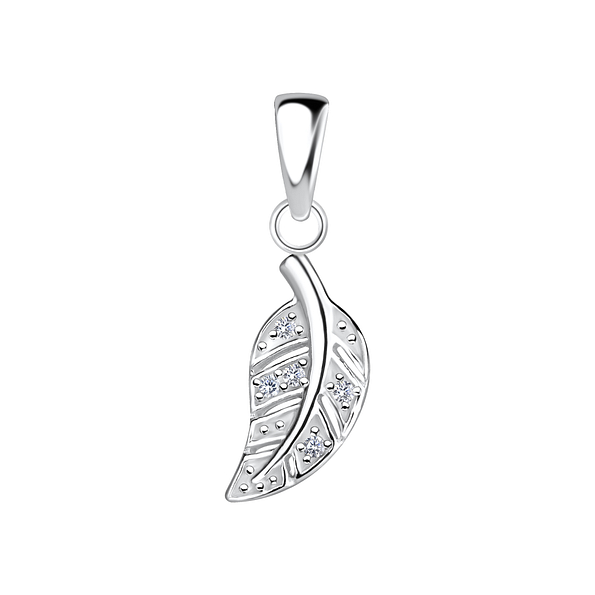 Silver Leaf Pendant - 17522