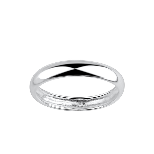 3.5mm Silver Band Ring - 17560 3.5mm Silver Band Ring - 17560