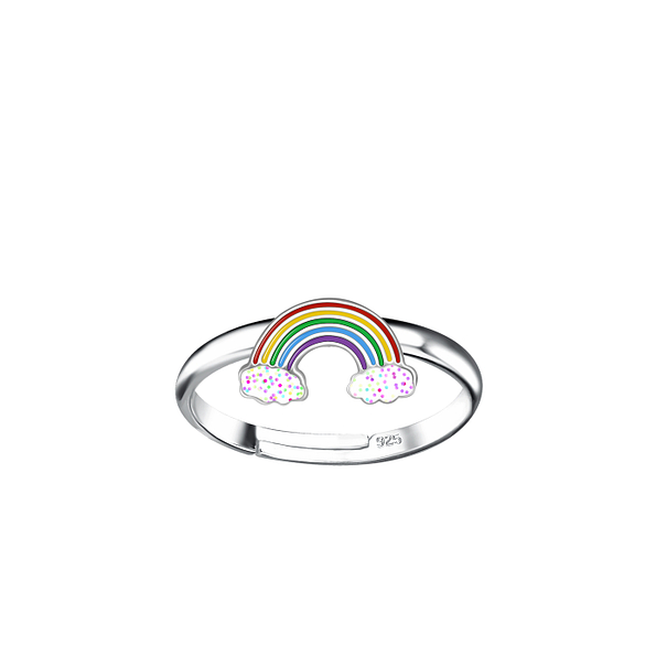 Silver Rainbow Adjustable Ring - 17825 Silver Rainbow Adjustable Ring - 17825