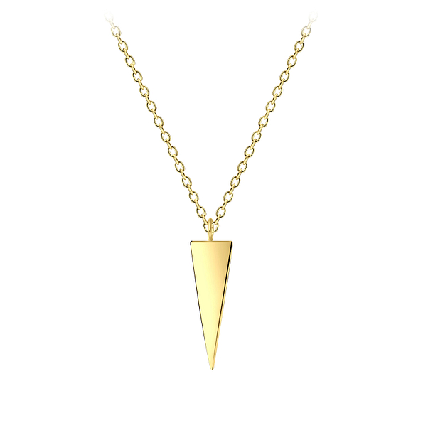 Silver Triangle Necklace - 18016