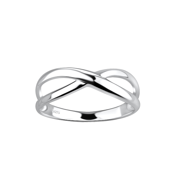 Silver Twisted Ring - 17976