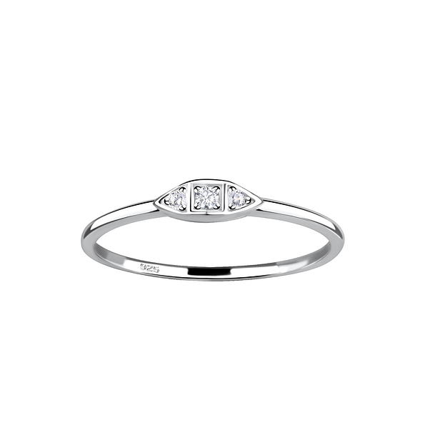 Silver Geometric Ring - 17975