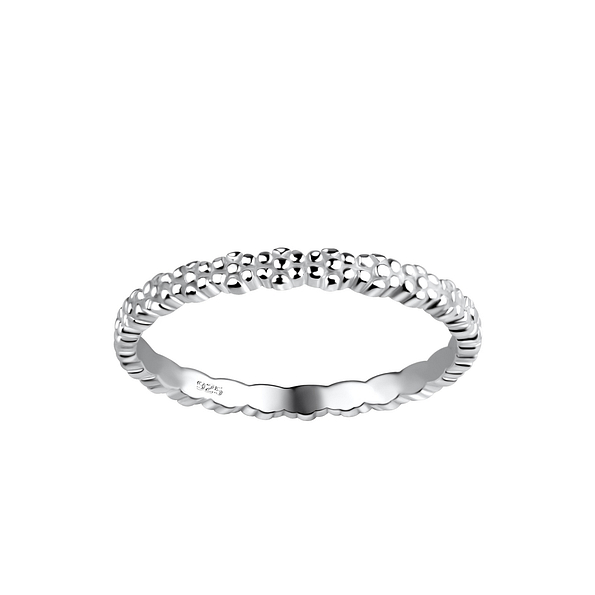 Silver Flower Ring - 18007