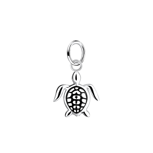 Silver Turtle Pendant - 13048