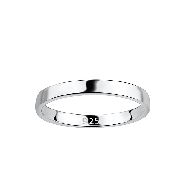 2.5mm Silver Band Ring - 18046