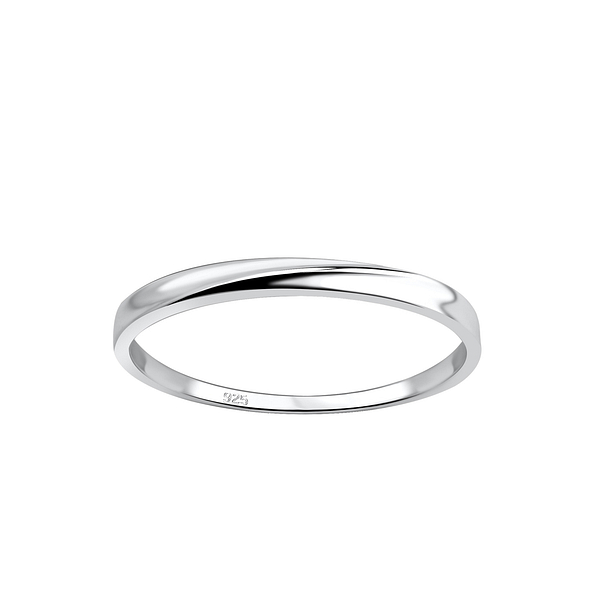 Silver Twisted Ring - 18131