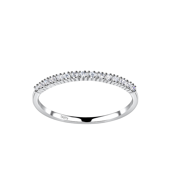 Silver Half Eternity Ring - 18095