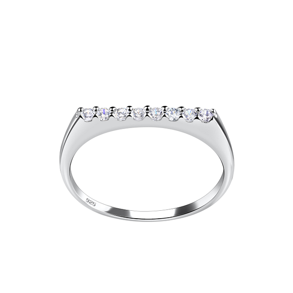 Silver Bar Ring - 18313