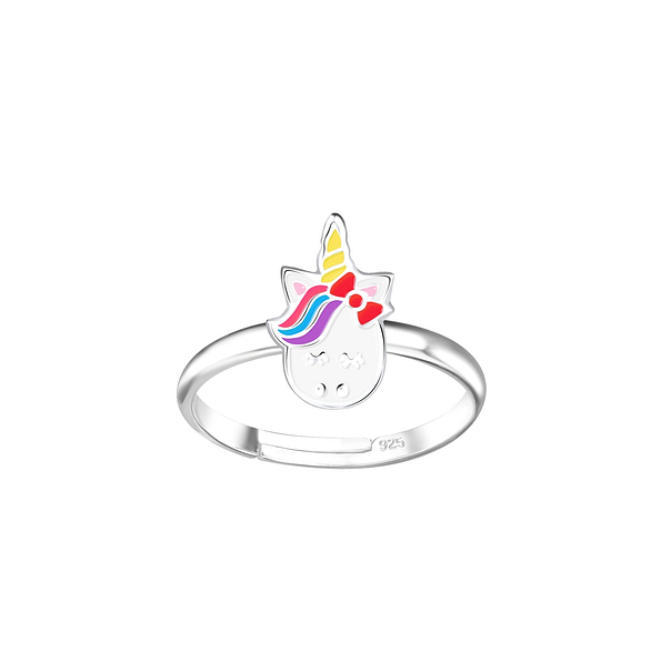 Silver Unicorn Adjustable Ring - 18851