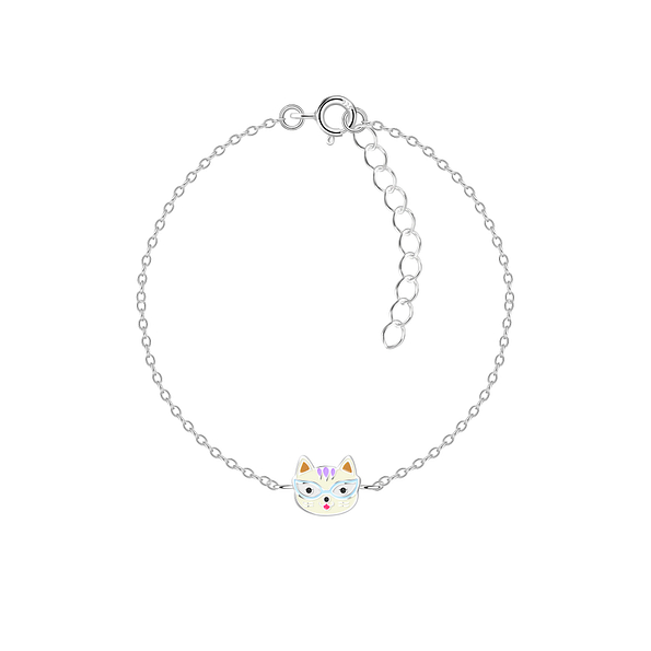 Silver Cat Bracelet - 18724
