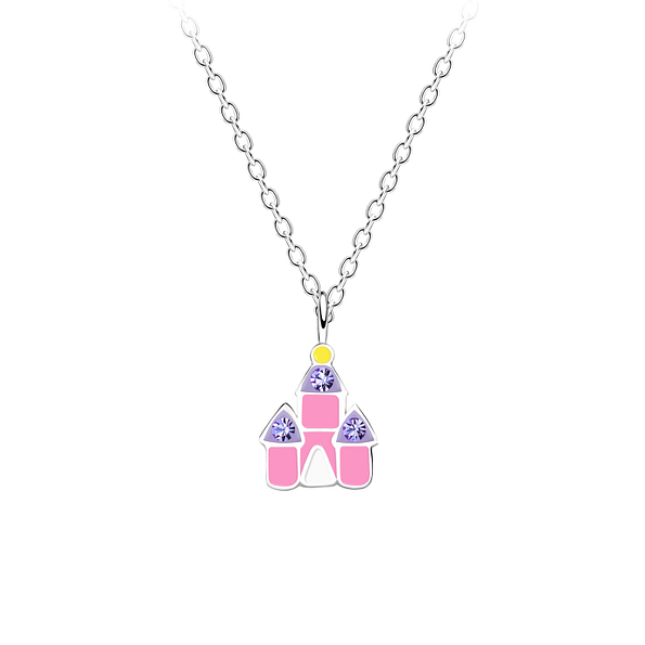 Silver Castle Necklace - 18750