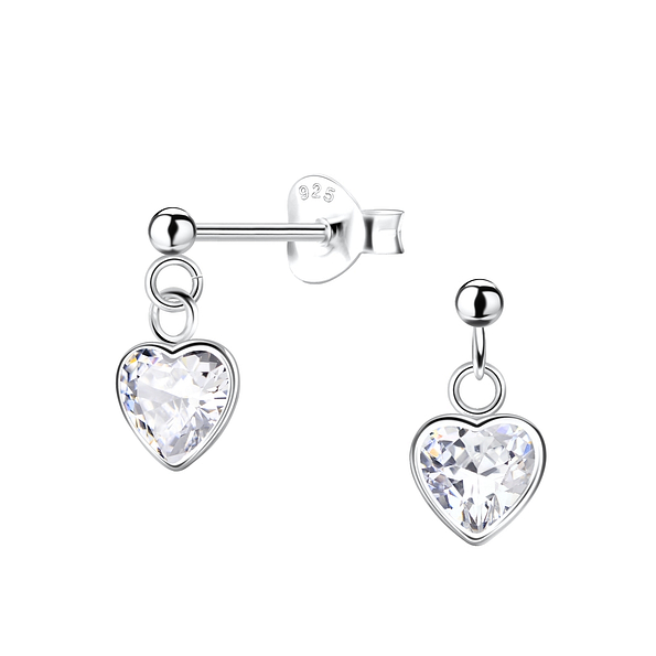 Silver Stud Earrings - 19111