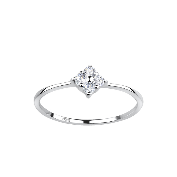 Silver Flower Ring - 18129
