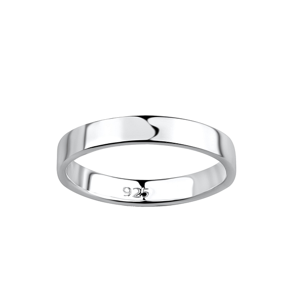 3.3mm Band Silver Ring - 18547
