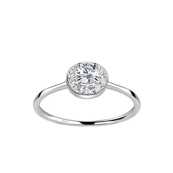 Silver Round Ring - 18773