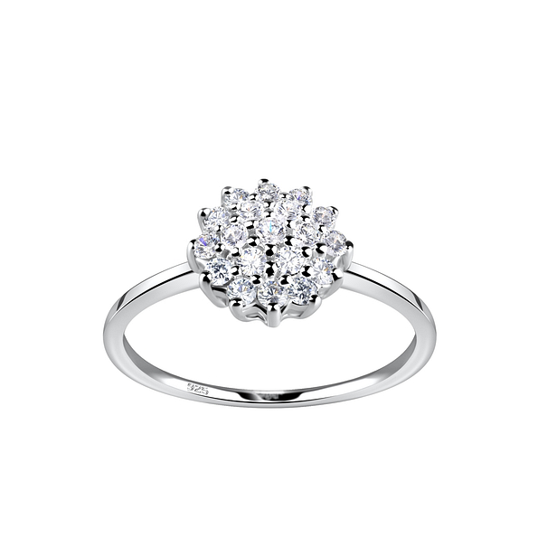 Silver Flower Ring - 19224