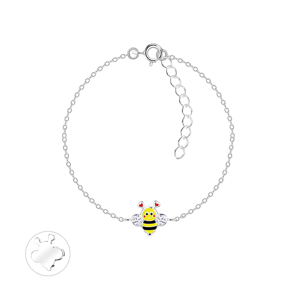 Silver Bee Bracelet - 18734