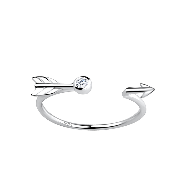 Silver Opened Arrow Ring - 18351 Silver Opened Arrow Ring - 18351