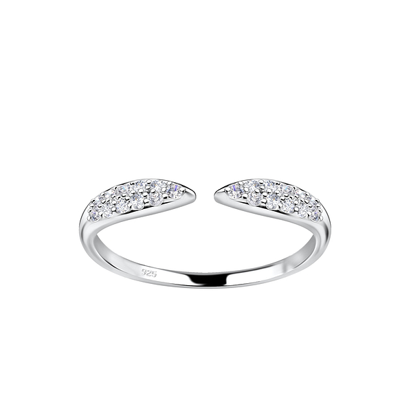 Silver Opened Ring - 18762 Silver Opened Ring - 18762