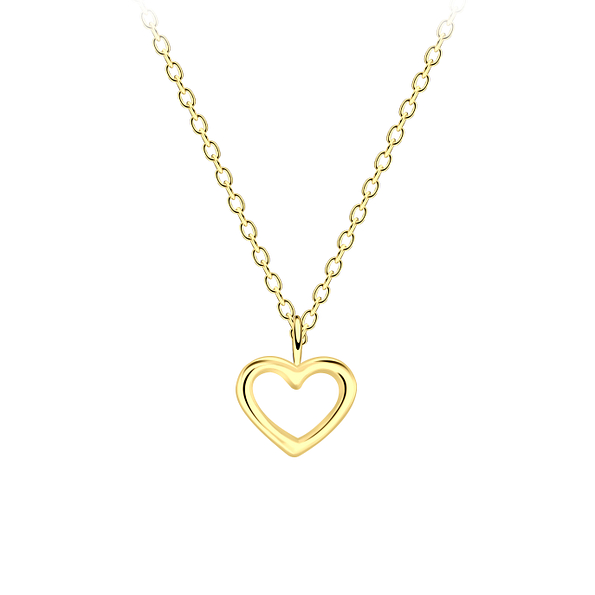 Silver Heart Necklace - 19898