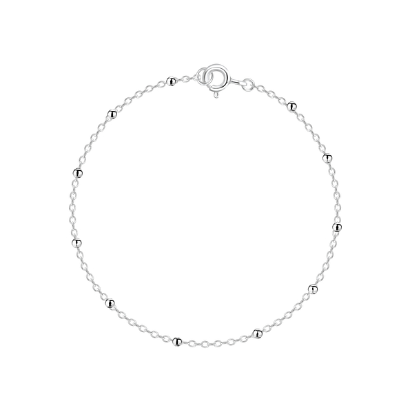18cm Silver Satellite Bracelet - 19915