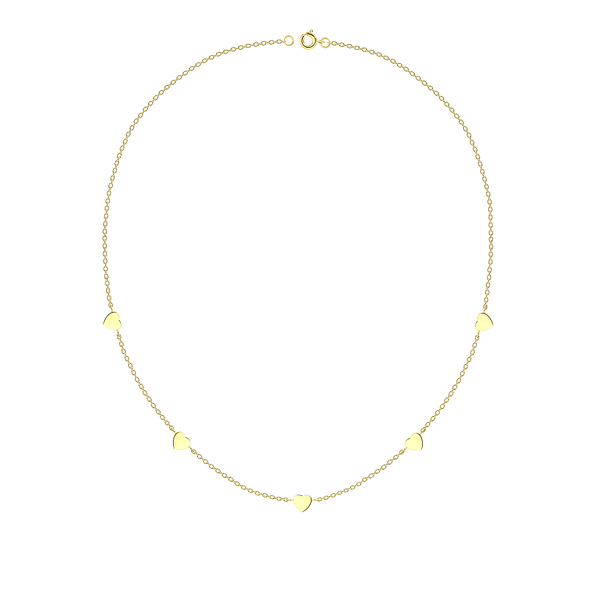 Silver Heart Necklace - 19997