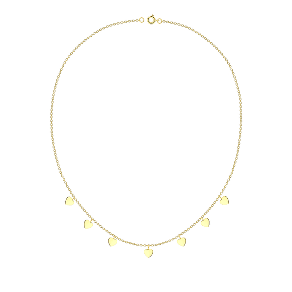 Silver Heart Necklace - 19989