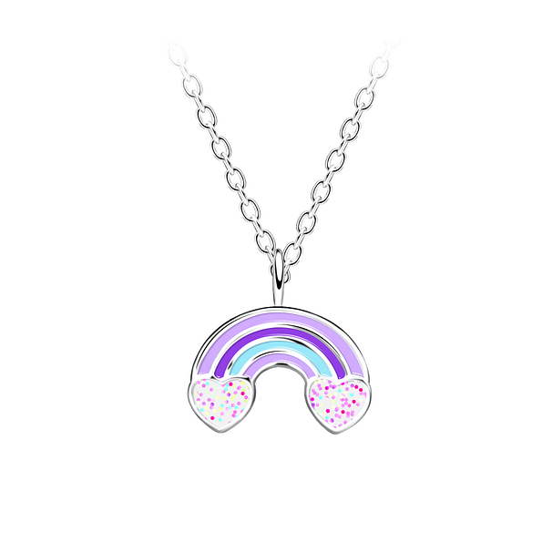 Silver Rainbow Necklace - 19927
