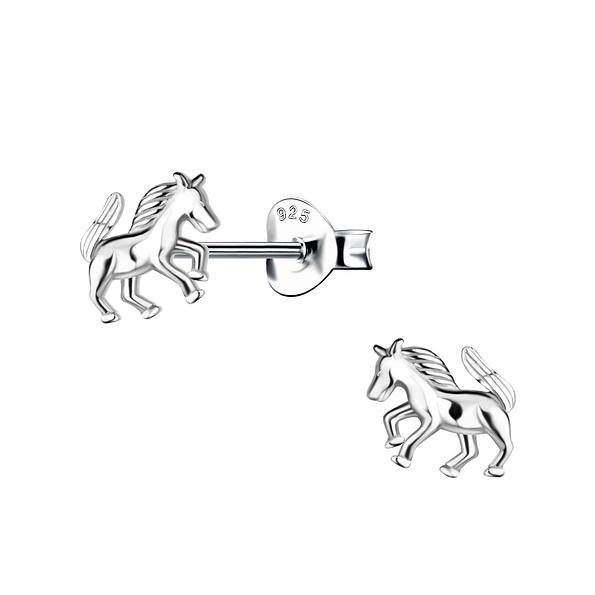Silver Horse Stud Earrings - 20144 Silver Horse Stud Earrings - 20144