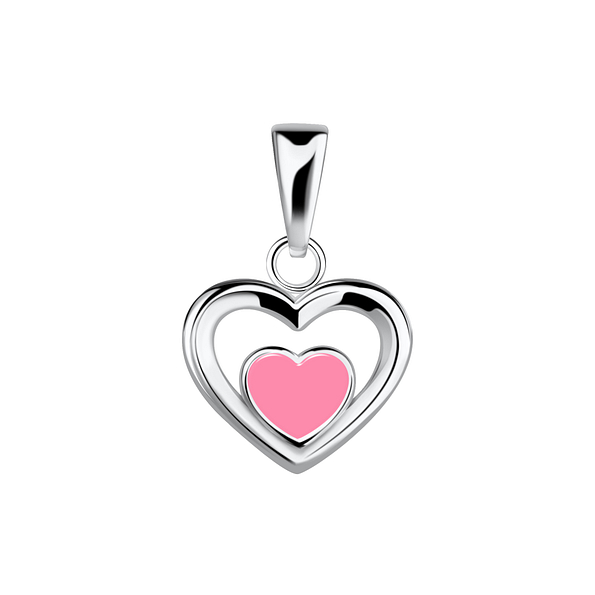 Silver Heart Pendant - 20371