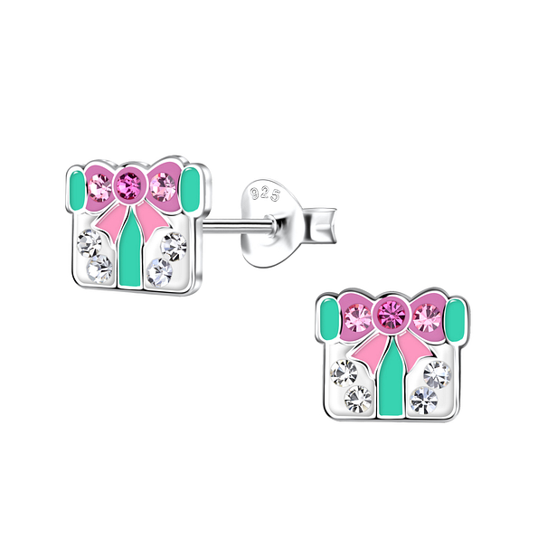 Silver Gift Stud Earrings - 20418