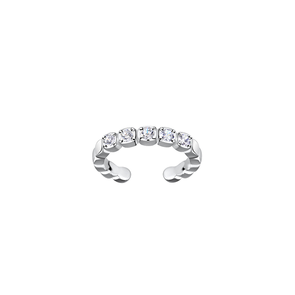 Silver Eternity Ear Cuff - 20523