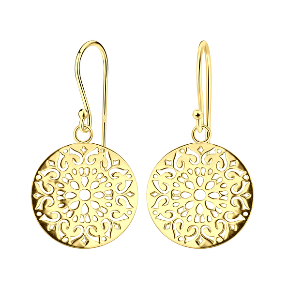 Silver Filigree Earrings - 21018
