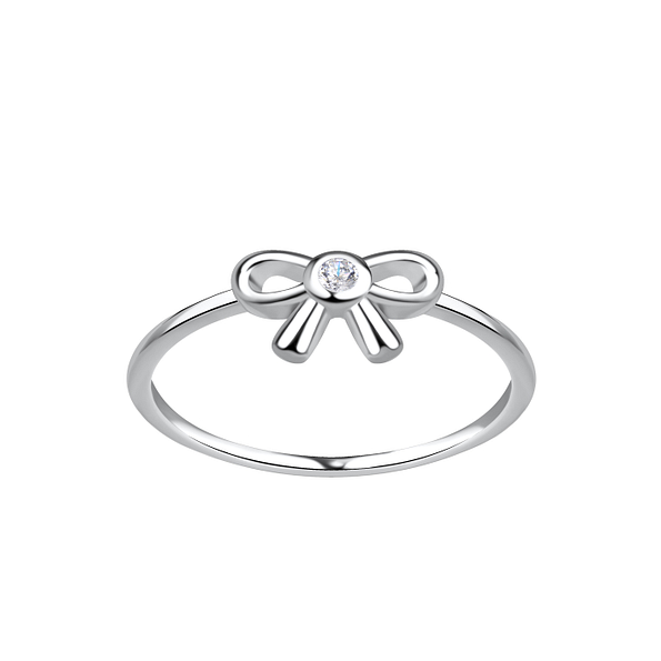 Silver Bow Ring - 20562